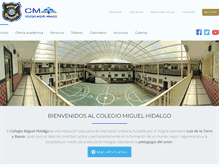 Tablet Screenshot of colegiomiguelhidalgo.edu.mx